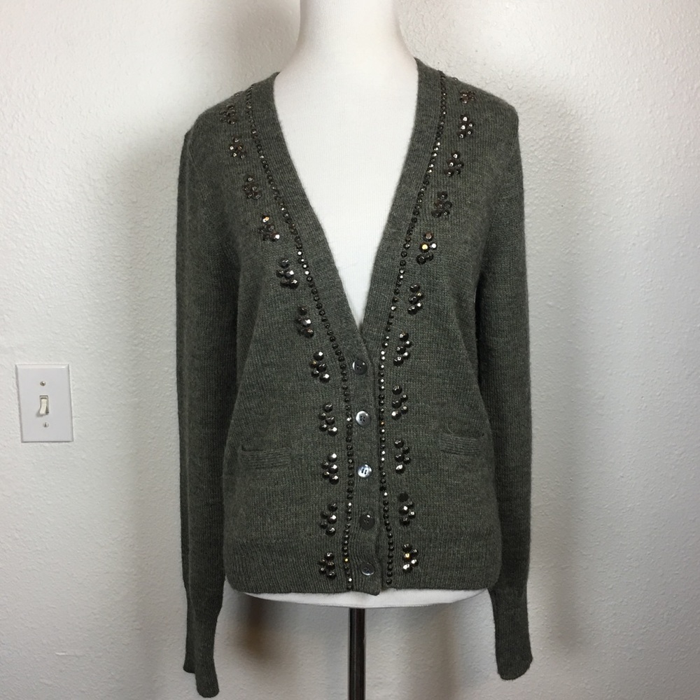 JCrew Alpaca Cardigan